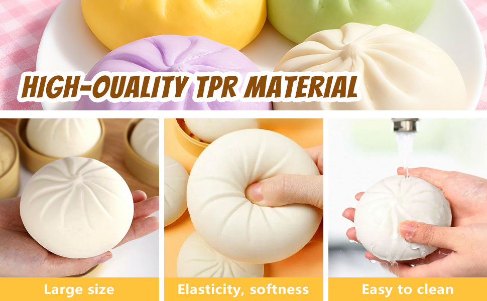 Rainbow Squishy Dumplings (4pcs)