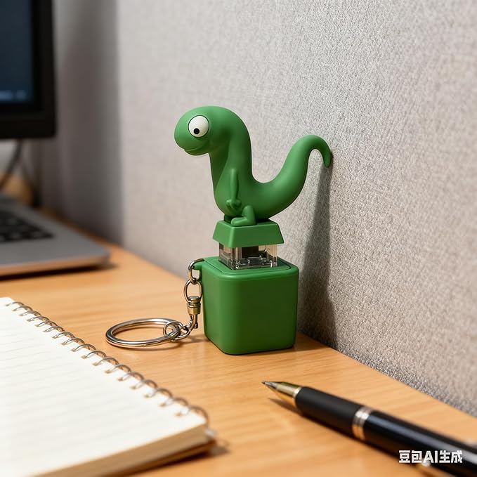 Lizard Button Keychain (4pcs)