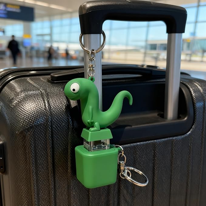 Lizard Button Keychain (4pcs)