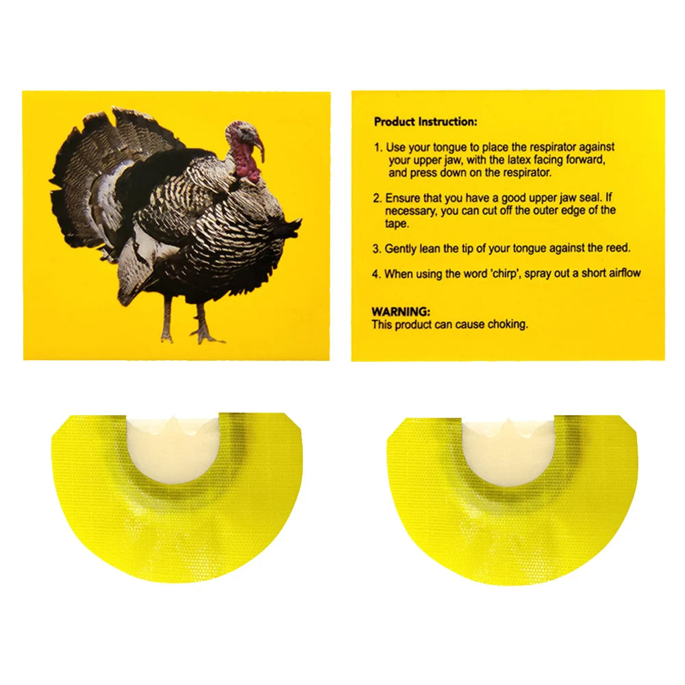 Turkey Mouth Call – Hunting Diaphragm Whistle (3PCS Random Color)
