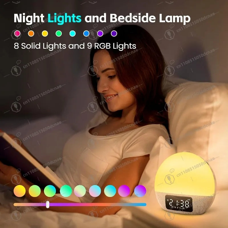 Sunrise Wake-Up Light – Bluetooth & White Noise